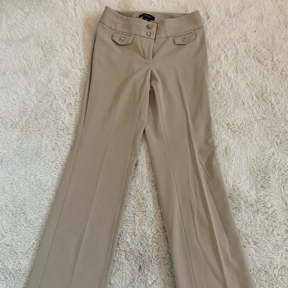 Stunning White House Black Market Khaki Slacks